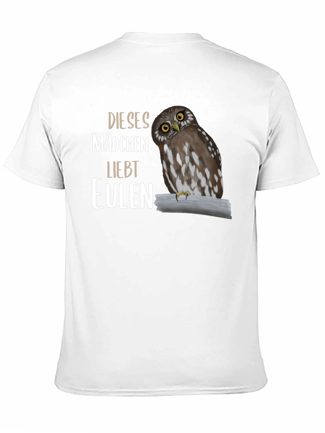 Owl Lover T-Shirt - Dieses Madchen Liebt Eulen