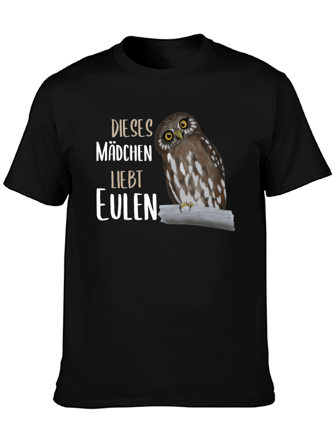 Owl Lover T-Shirt - Dieses Madchen Liebt Eulen
