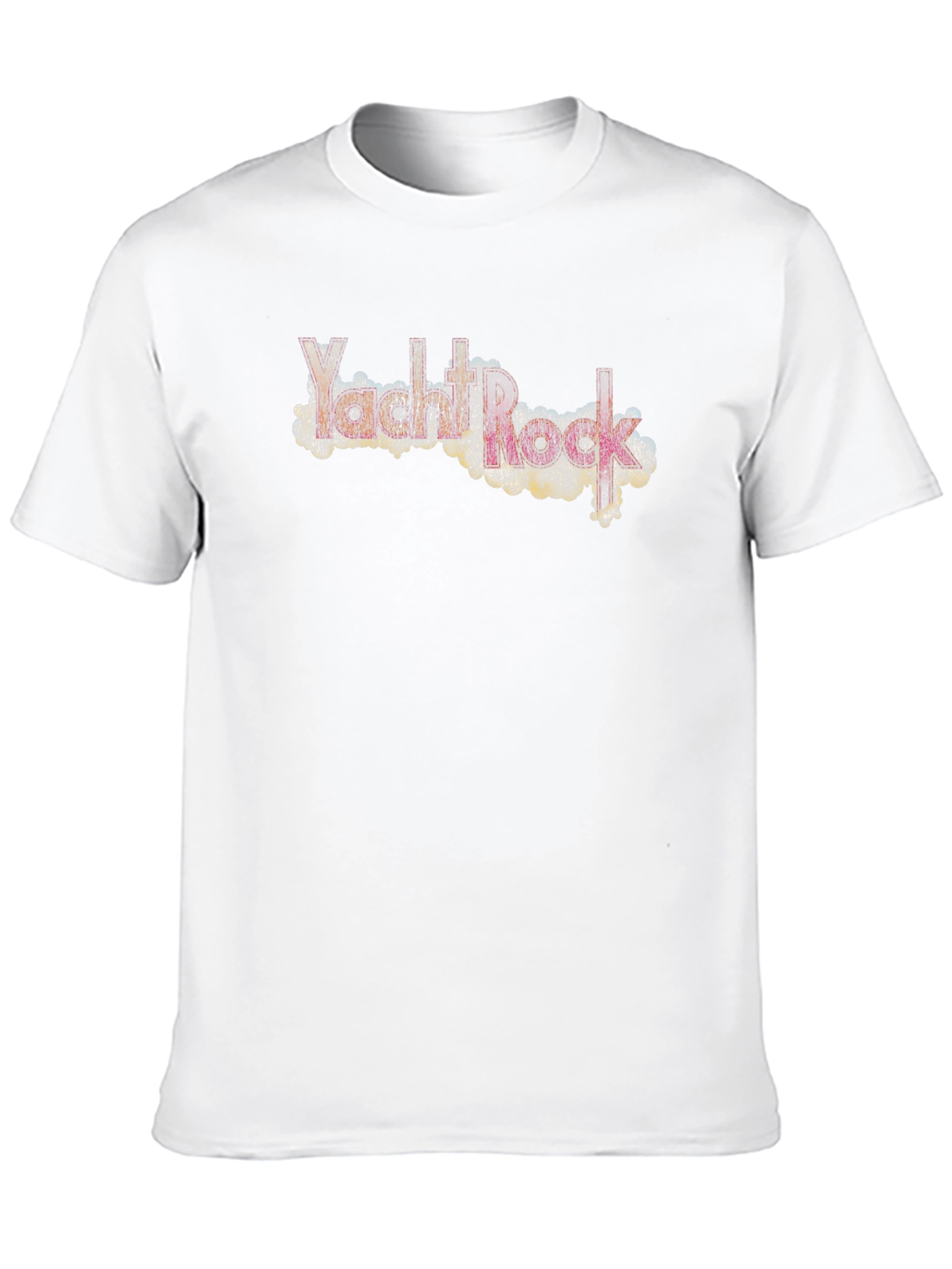 Retro Yacht Rock T-Shirt - Black Crew Neck Tee