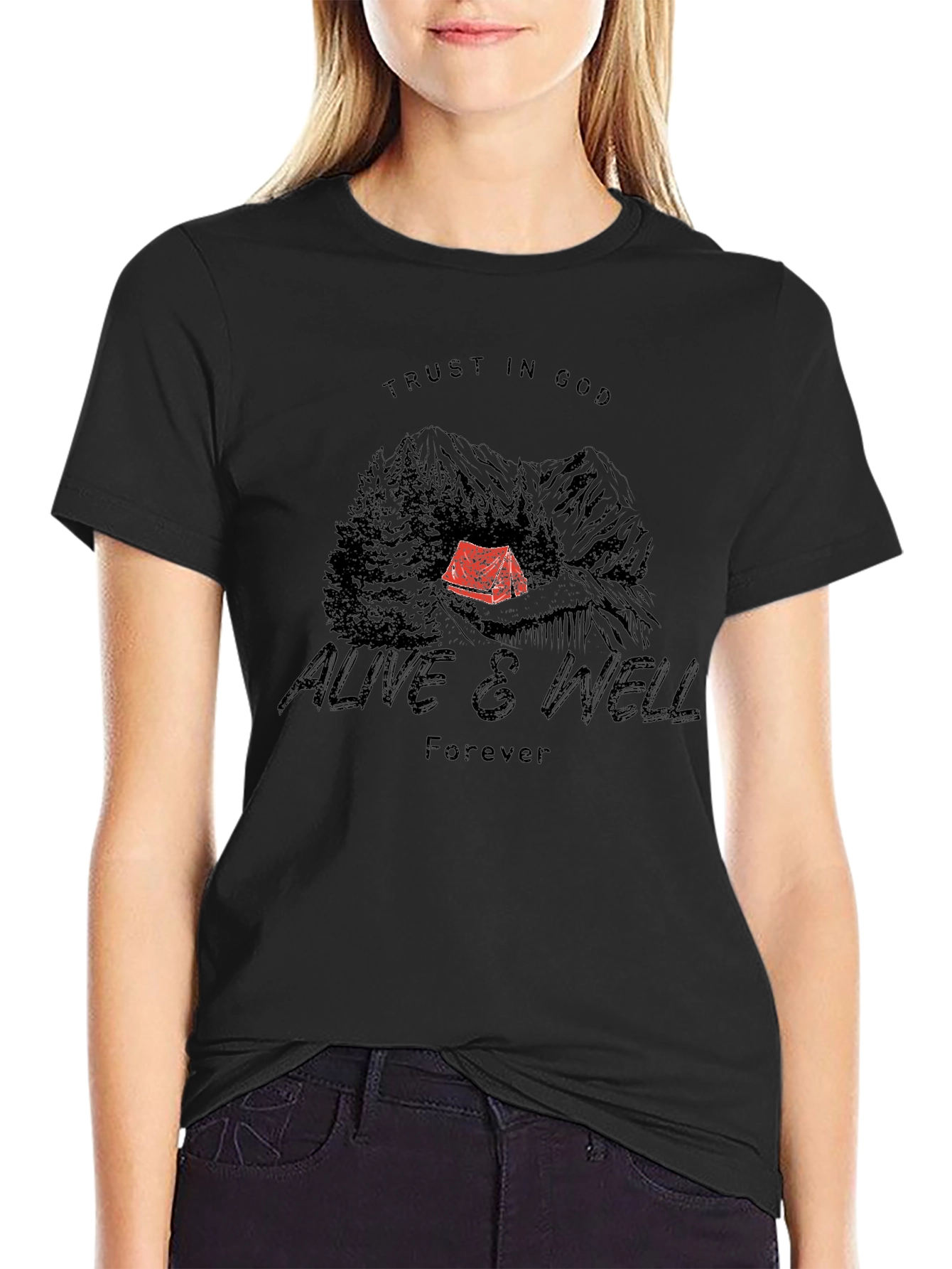 Trust in God Alive & Well Graphic Tee