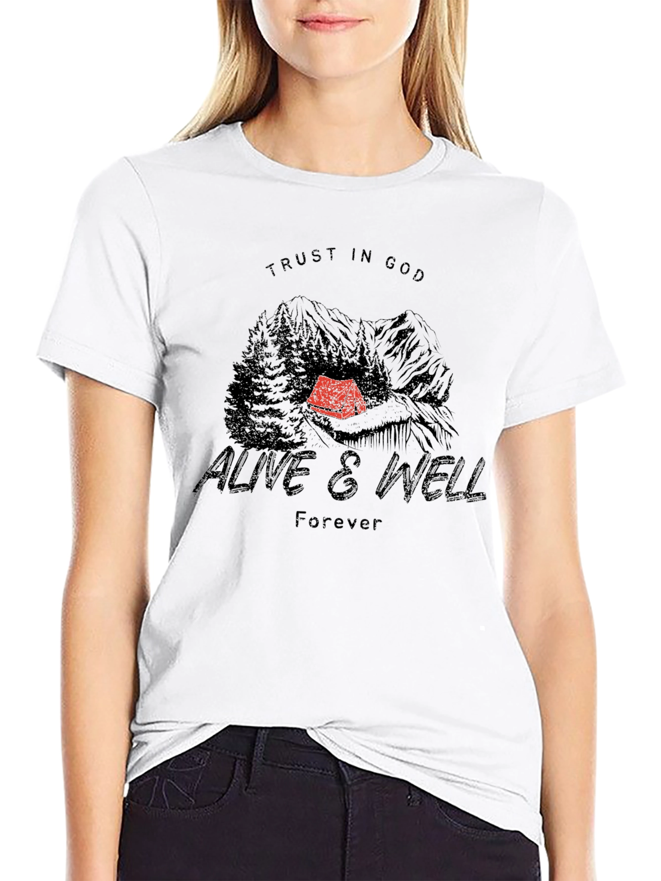Trust in God Alive & Well Graphic Tee