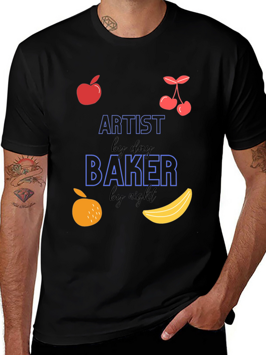 Artist by Day Baker by Night T-Shirt
