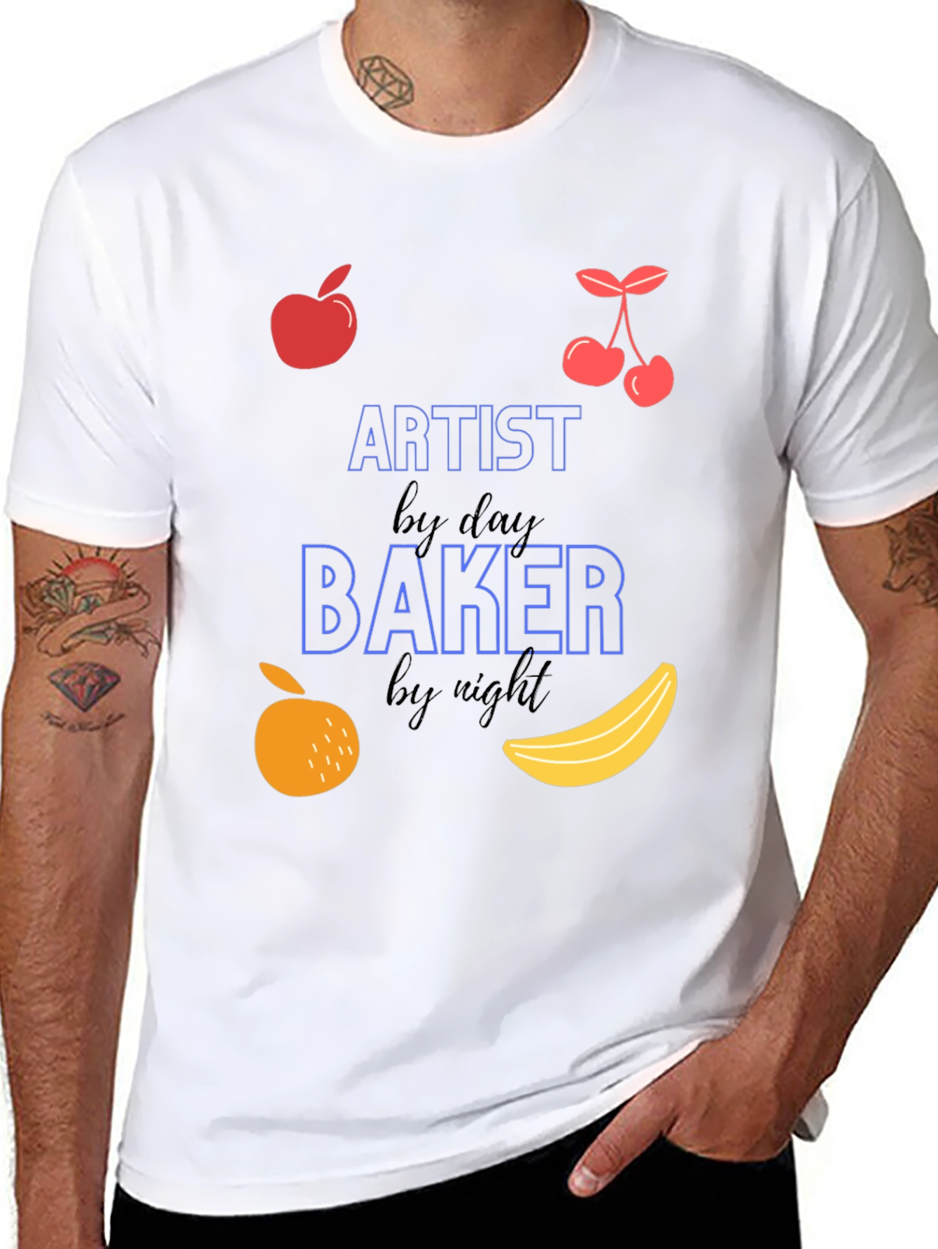 Artist by Day Baker by Night T-Shirt