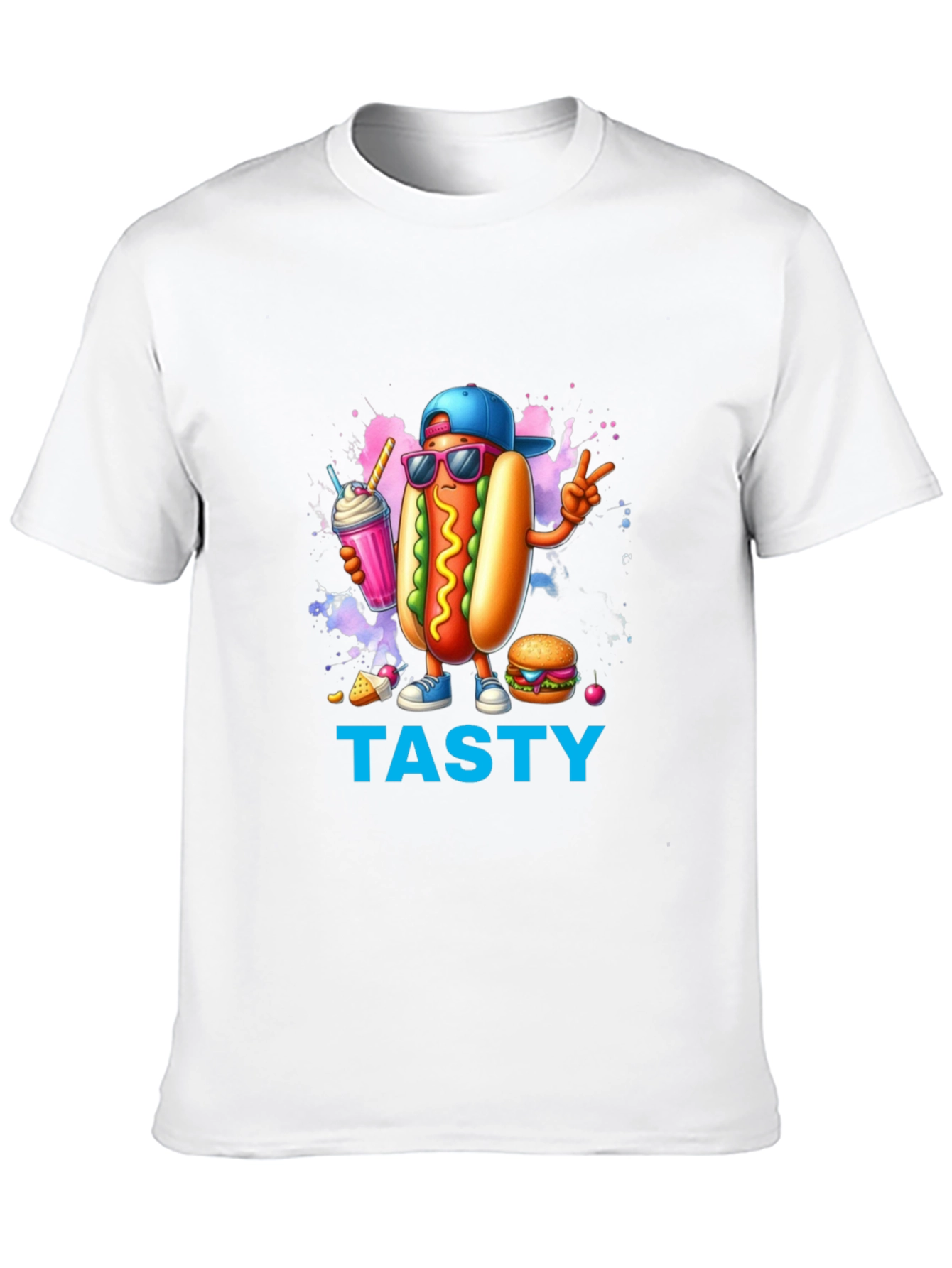 Tasty Hot Dog T-Shirt - Fun Foodie Fashion