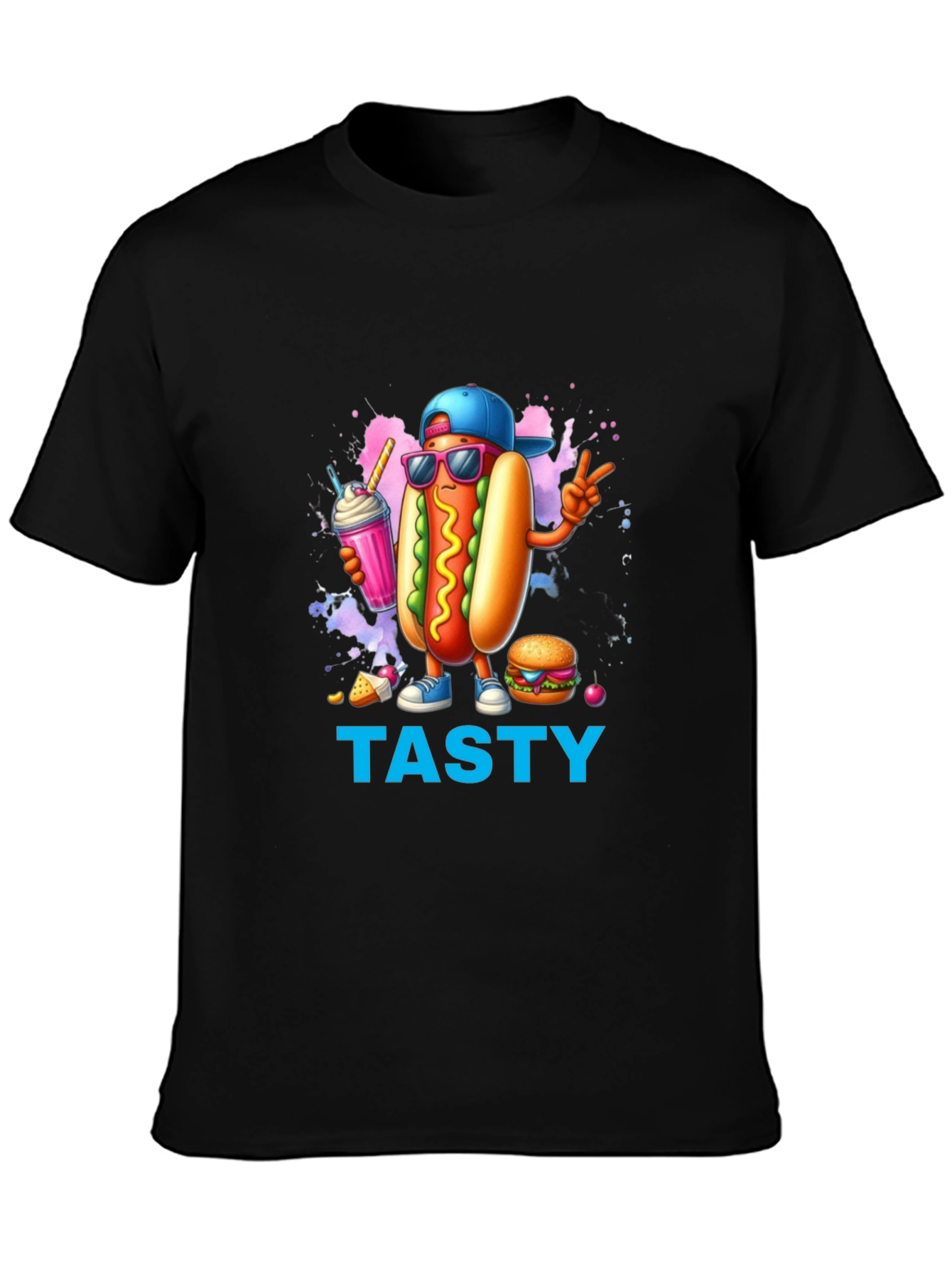 Tasty Hot Dog T-Shirt - Fun Foodie Fashion