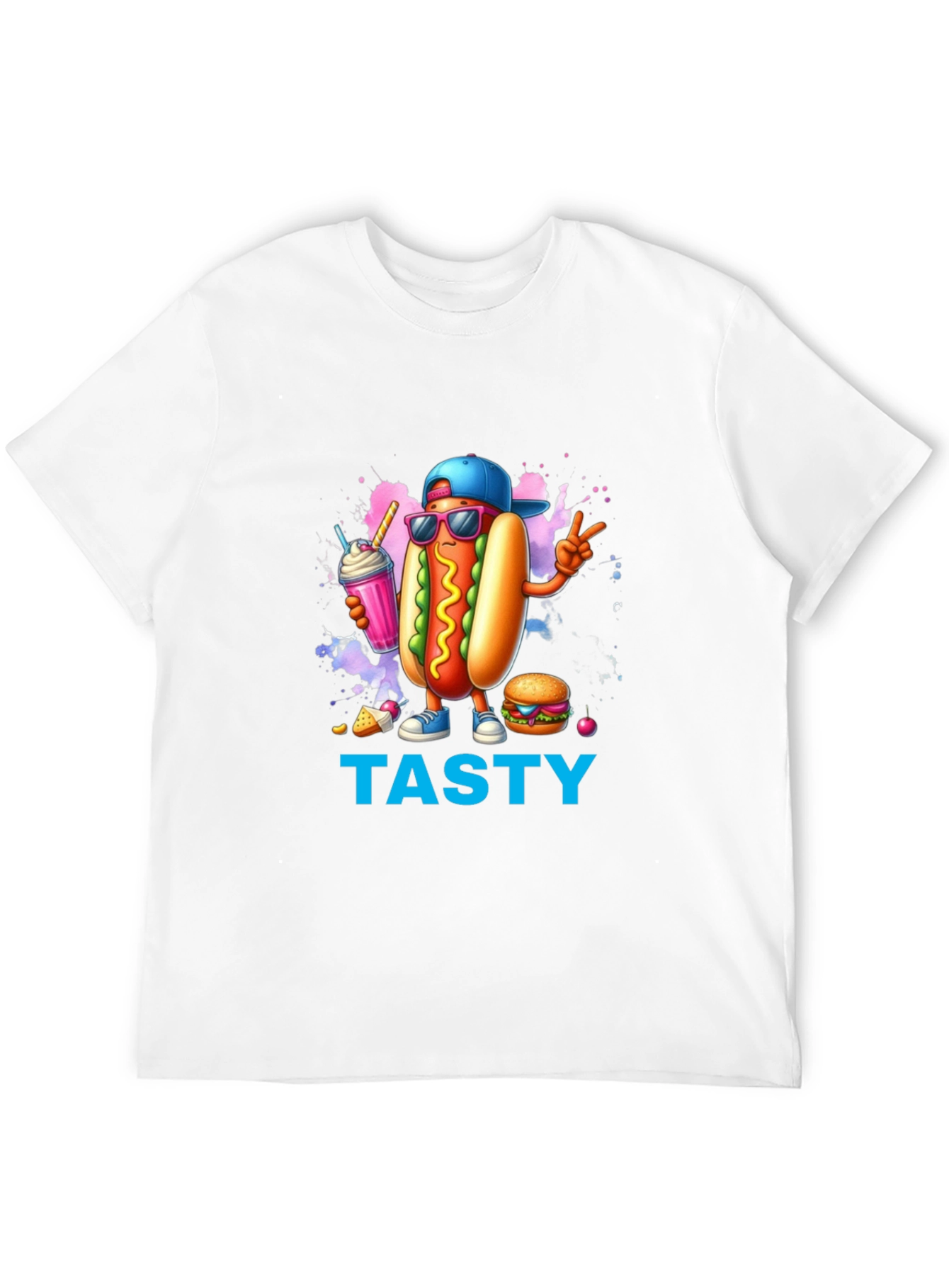 Tasty Hot Dog T-Shirt - Fun Foodie Fashion