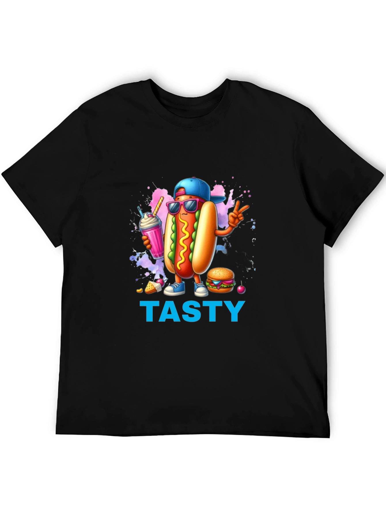 Tasty Hot Dog T-Shirt - Fun Foodie Fashion