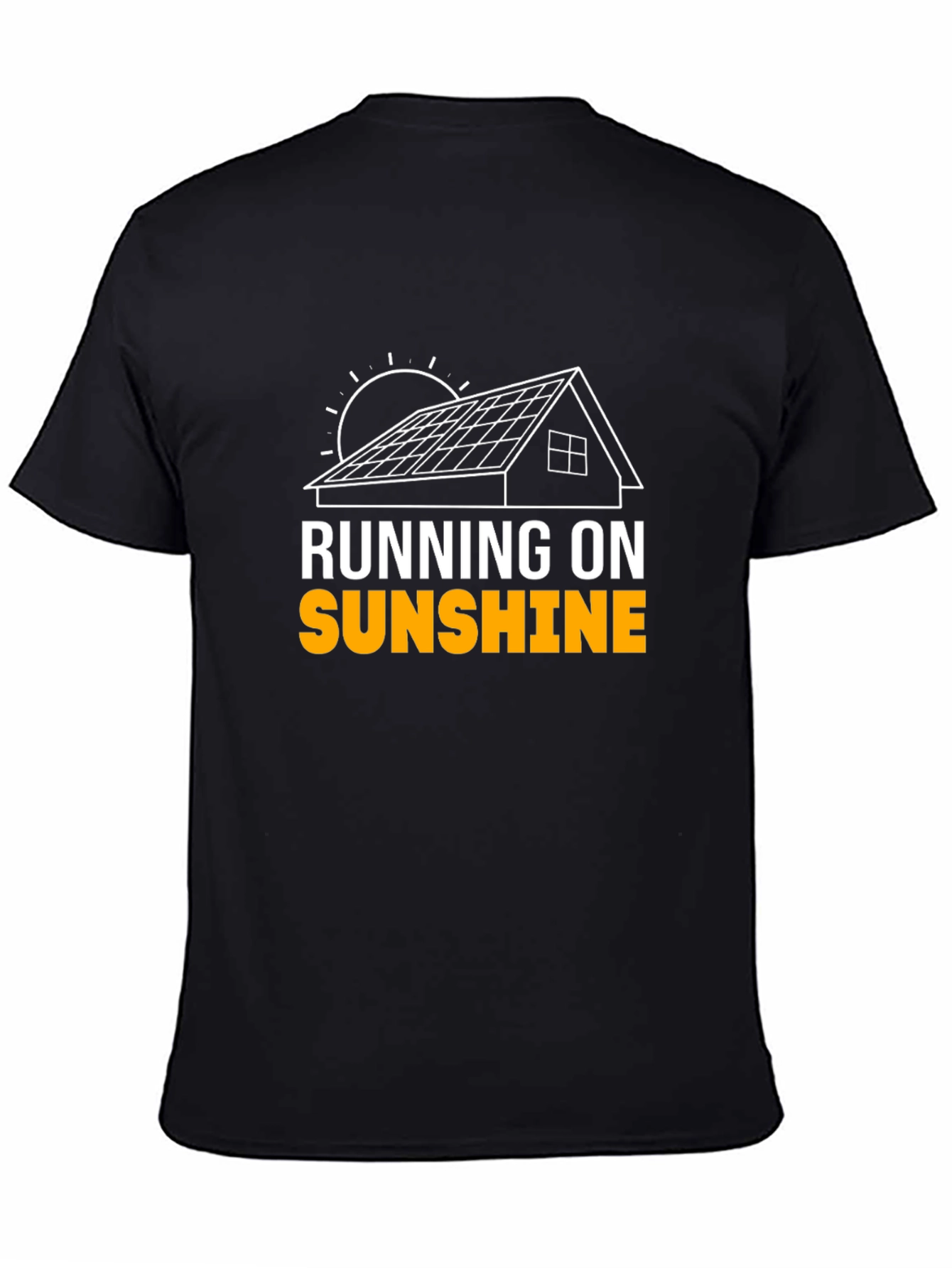 Running on Sunshine T-Shirt - Solar Power Graphic Tee