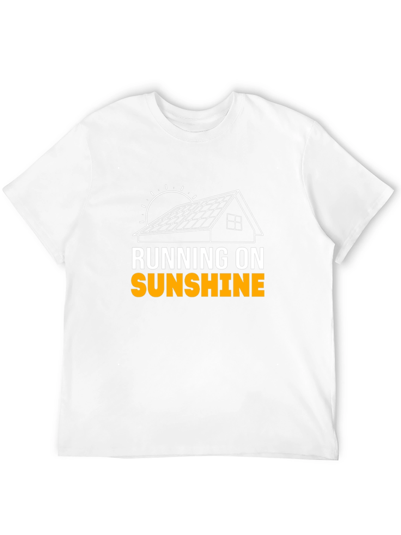 Running on Sunshine T-Shirt - Solar Power Graphic Tee