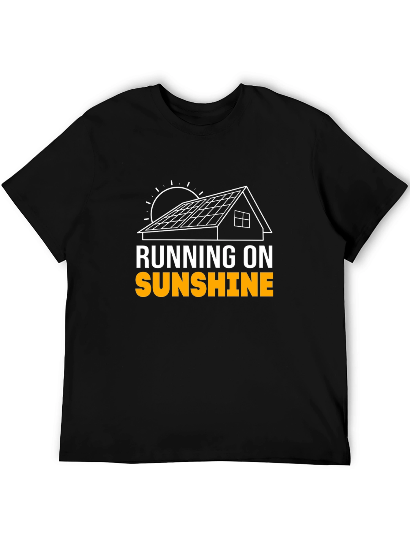 Running on Sunshine T-Shirt - Solar Power Graphic Tee