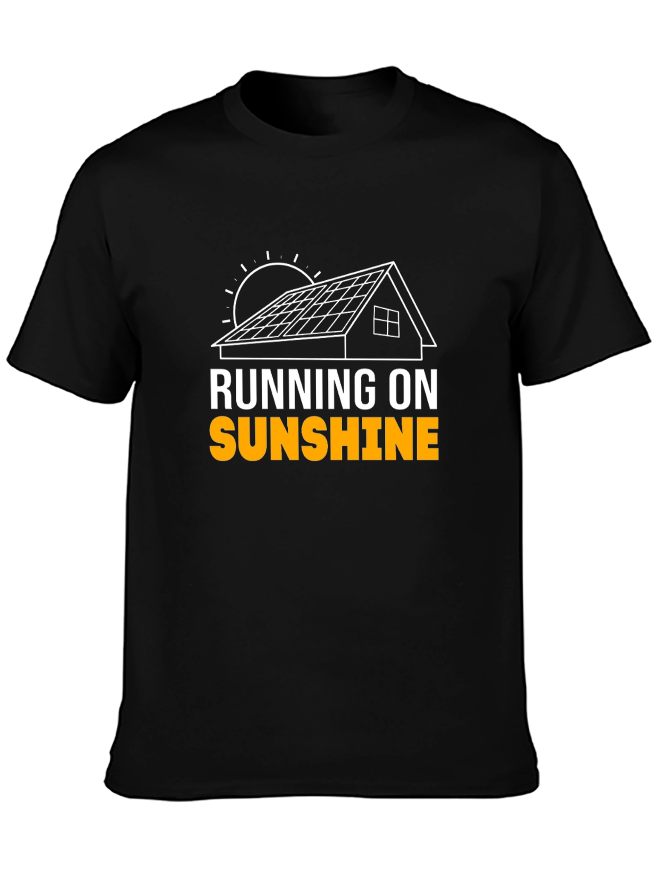 Running on Sunshine T-Shirt - Solar Power Graphic Tee