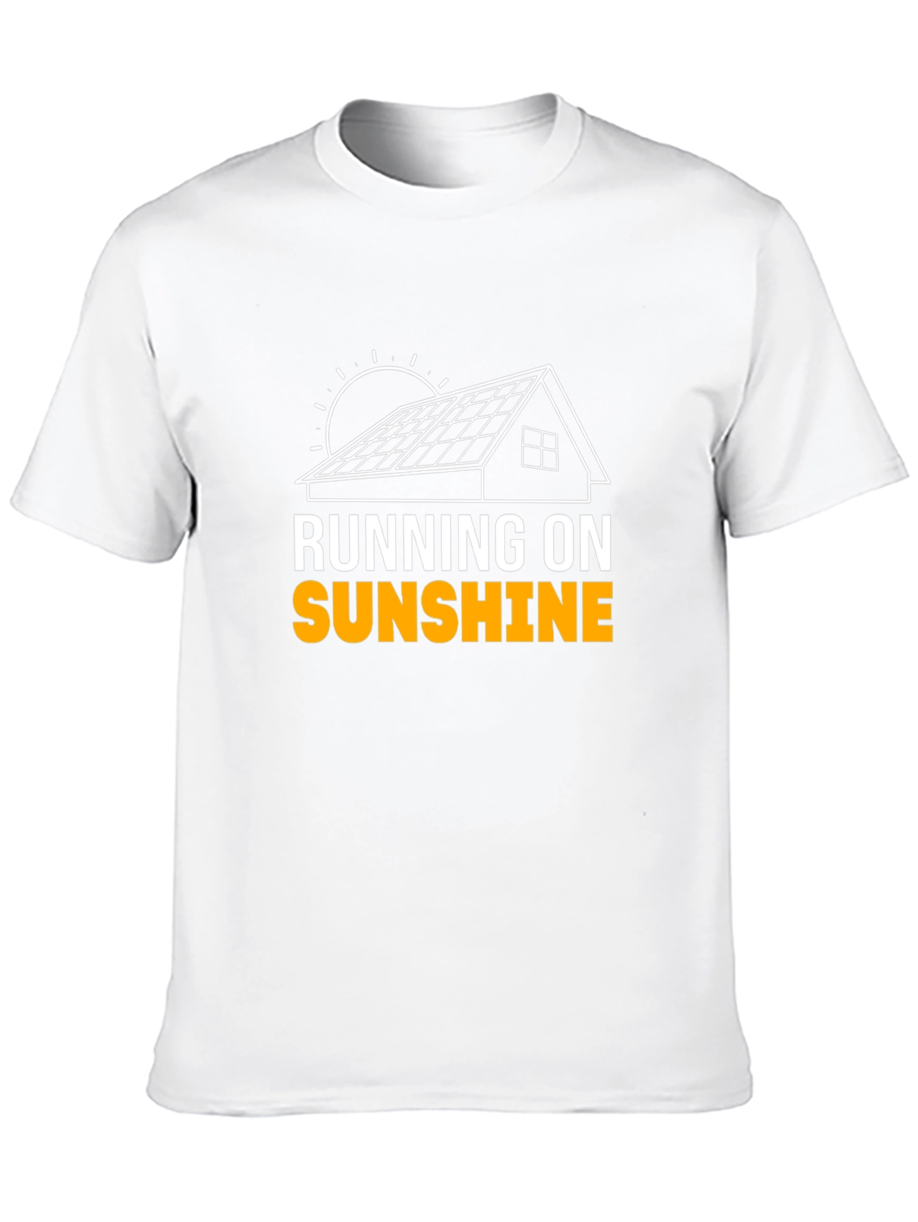 Running on Sunshine T-Shirt - Solar Power Graphic Tee
