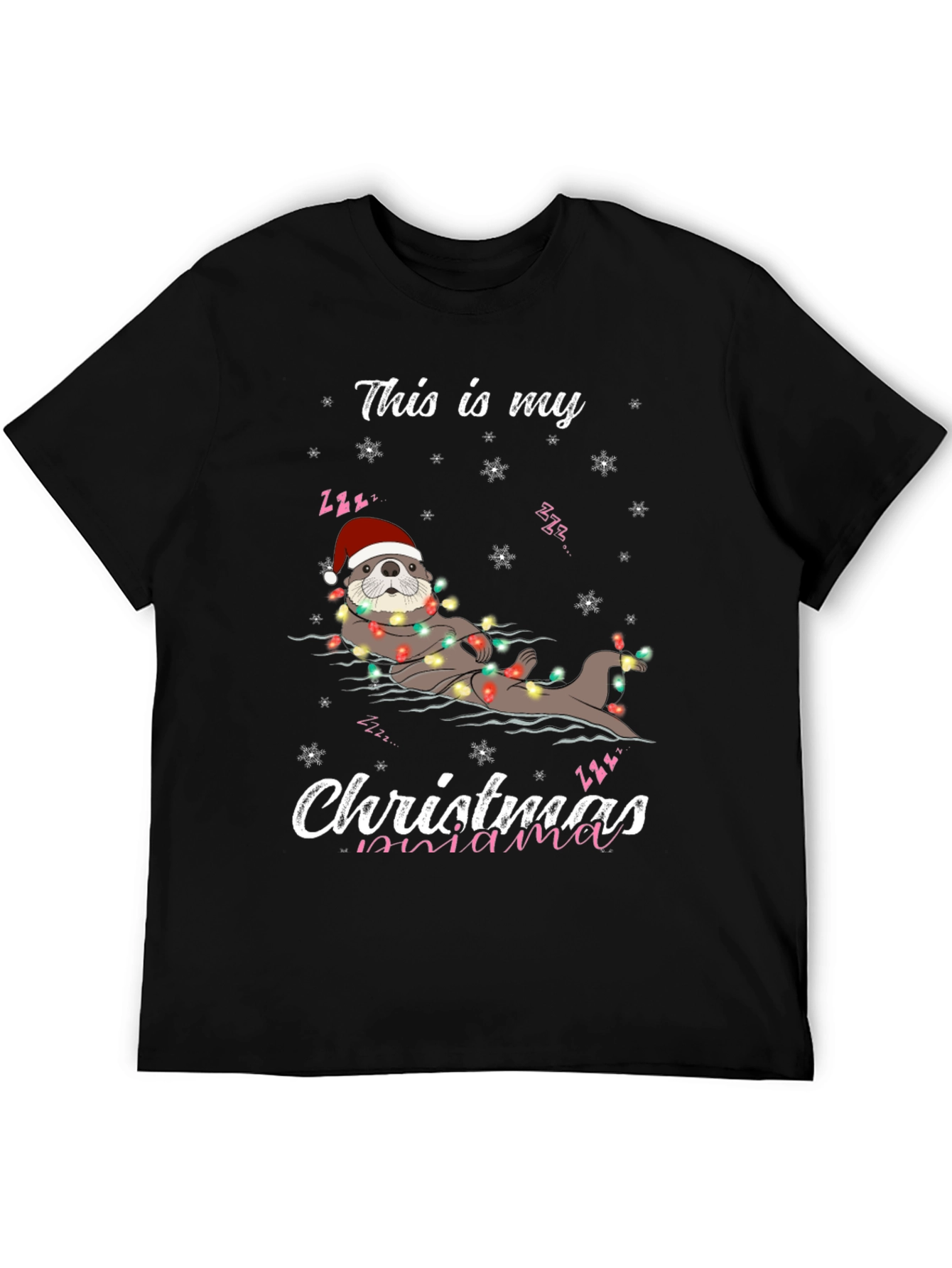 Christmas Mama Otter T-Shirt