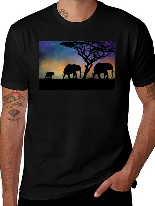 Elephant Silhouette T-Shirt