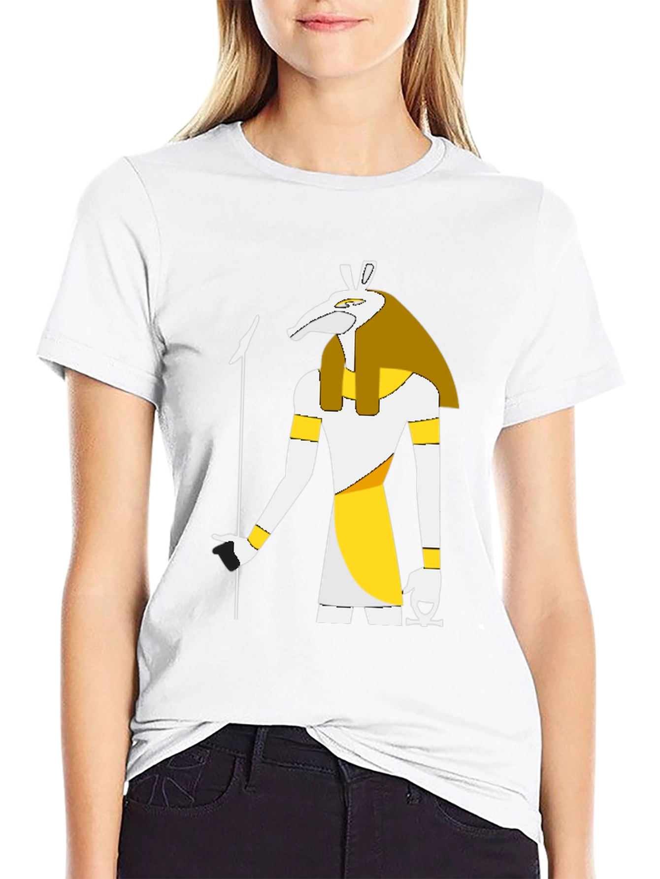 Anubis Graphic T-Shirt - Egyptian God Style