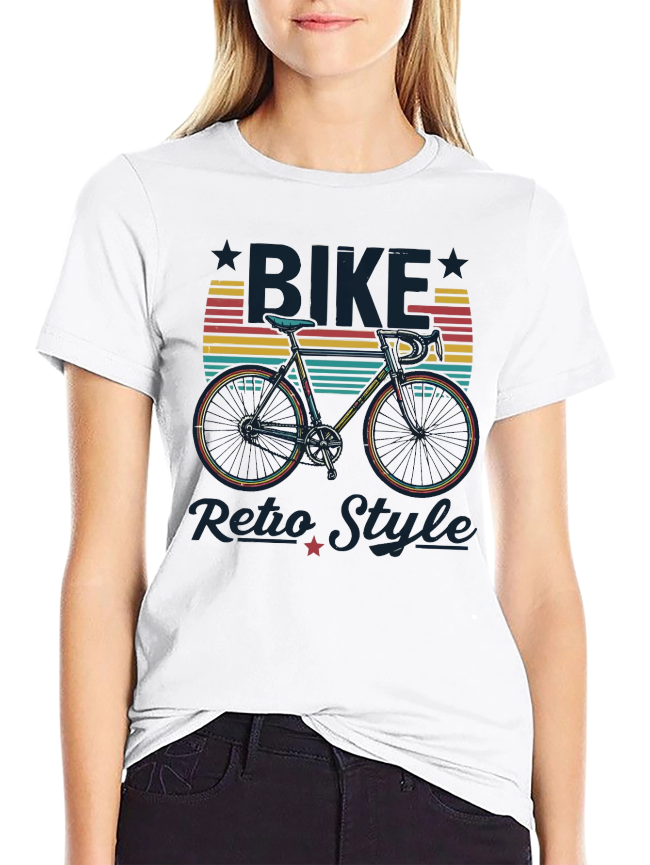 Retro Bike Style Graphic Tee