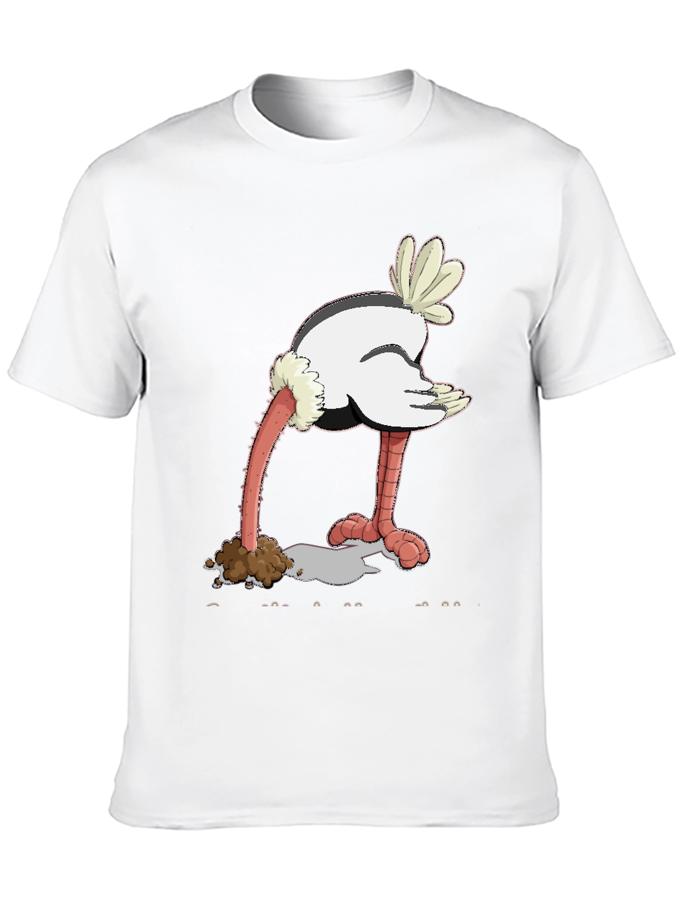 Ostrich Head in Sand Graphic Tee