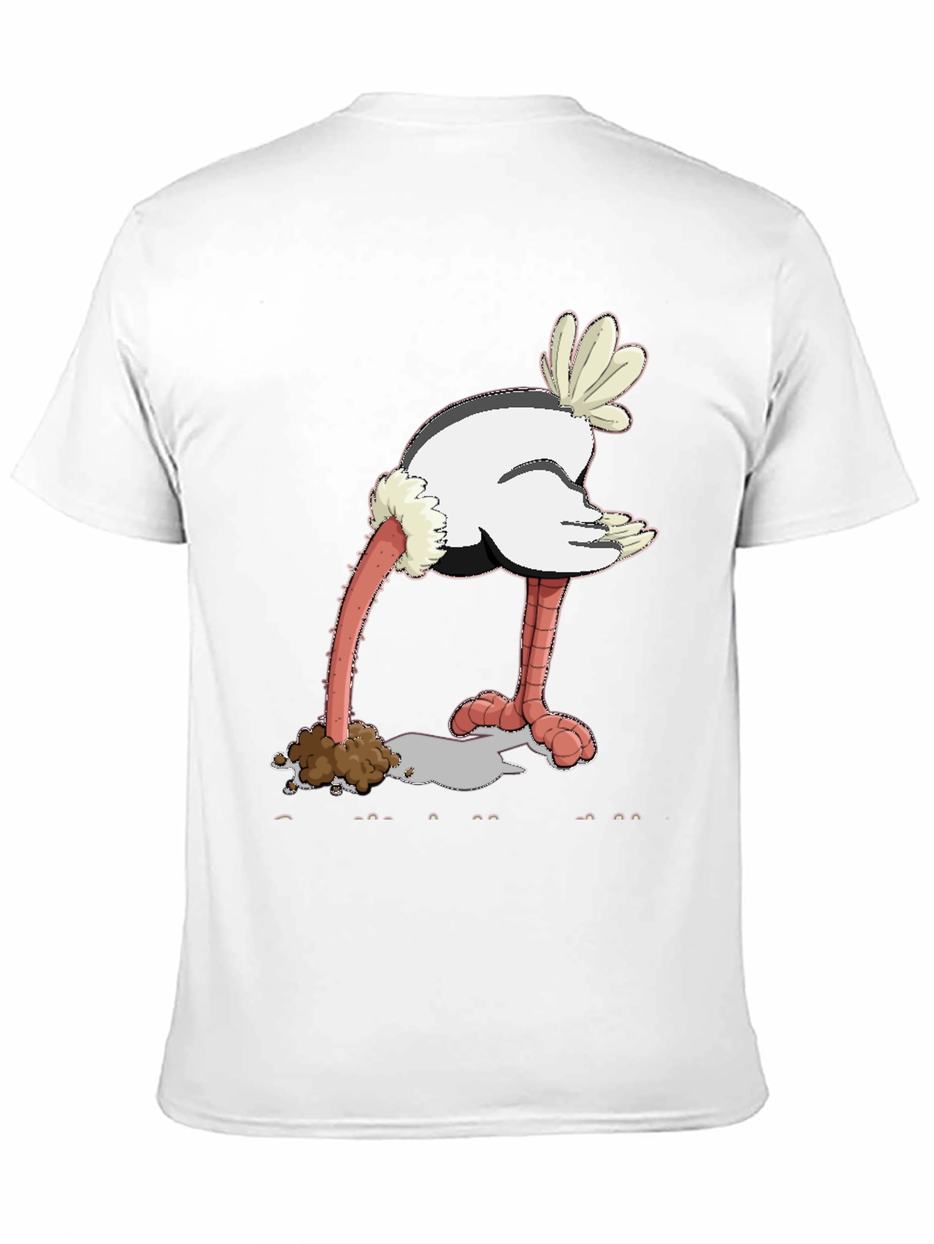 Ostrich Head in Sand Graphic Tee
