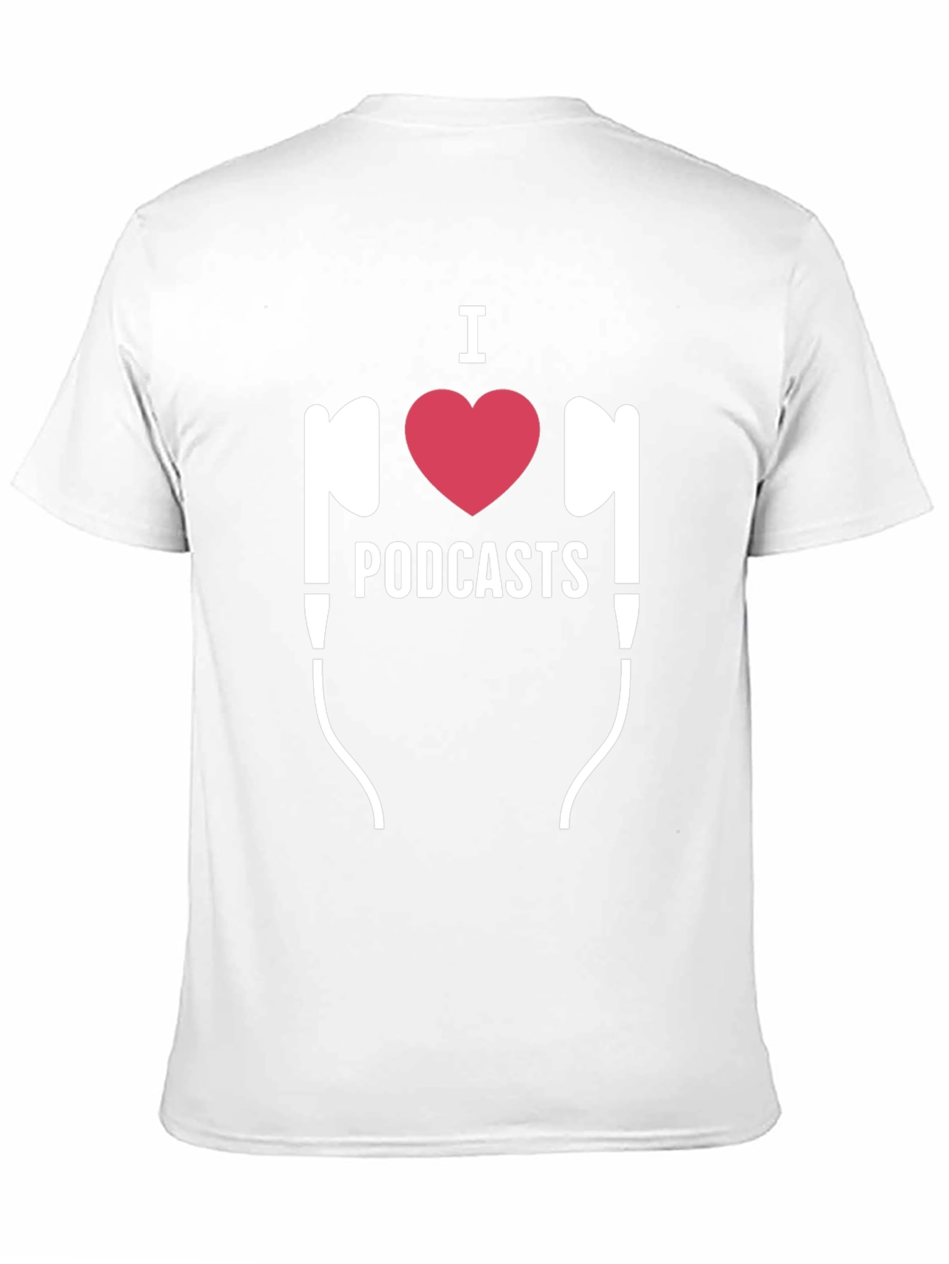 I Heart Podcasts T-Shirt - Black