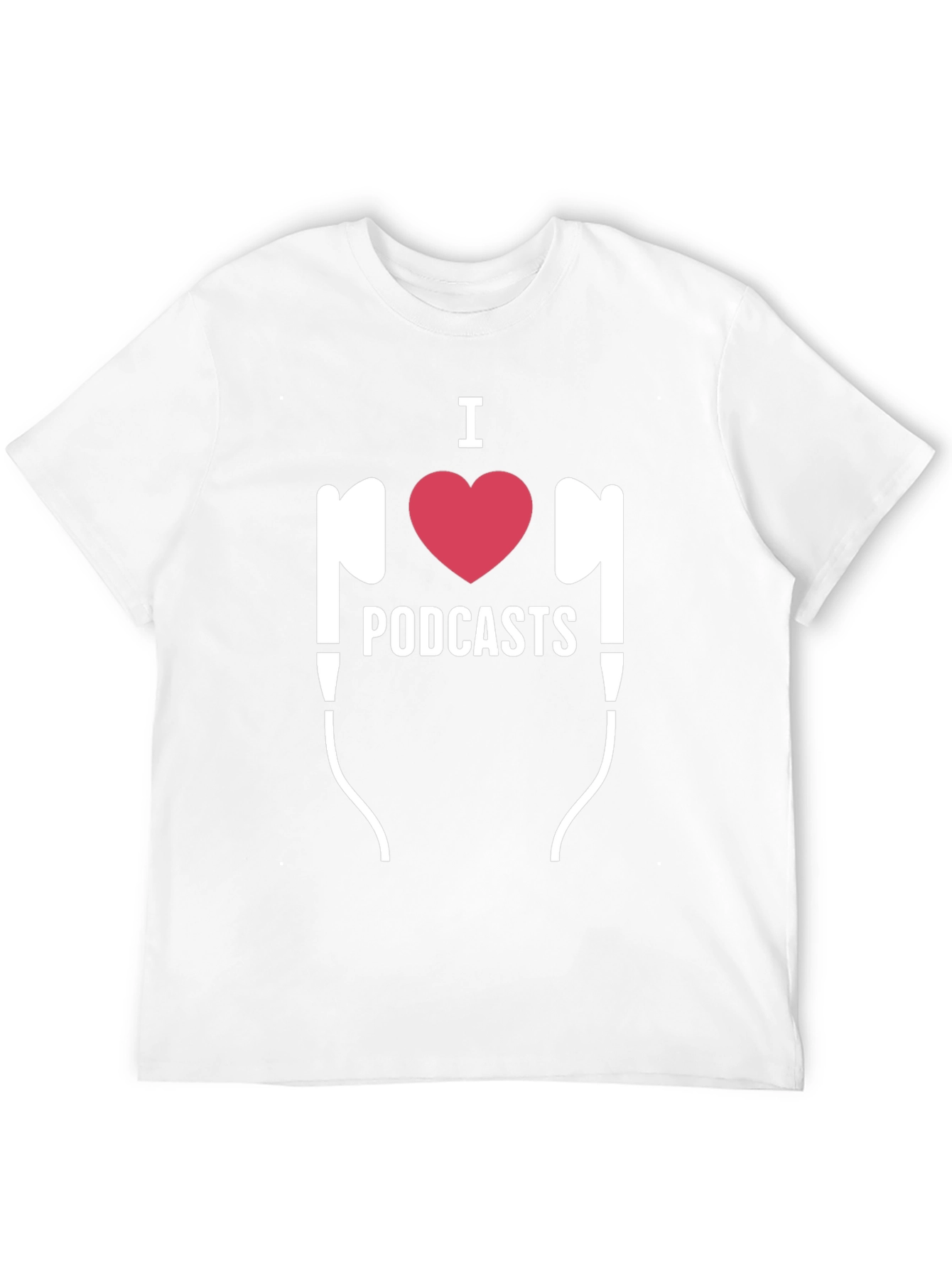 I Heart Podcasts T-Shirt - Black