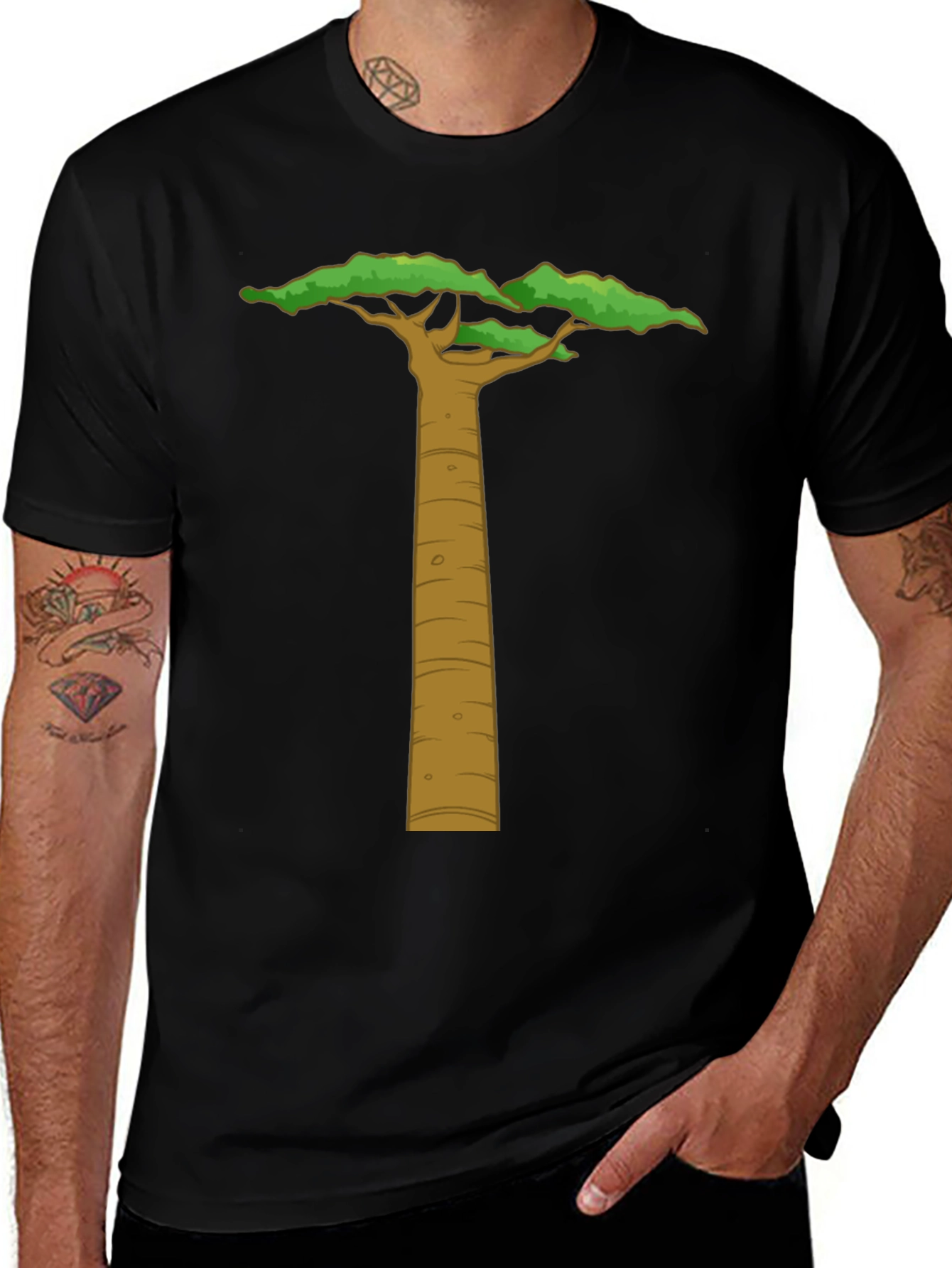 Baobab Tree Graphic Tee - Unique Design