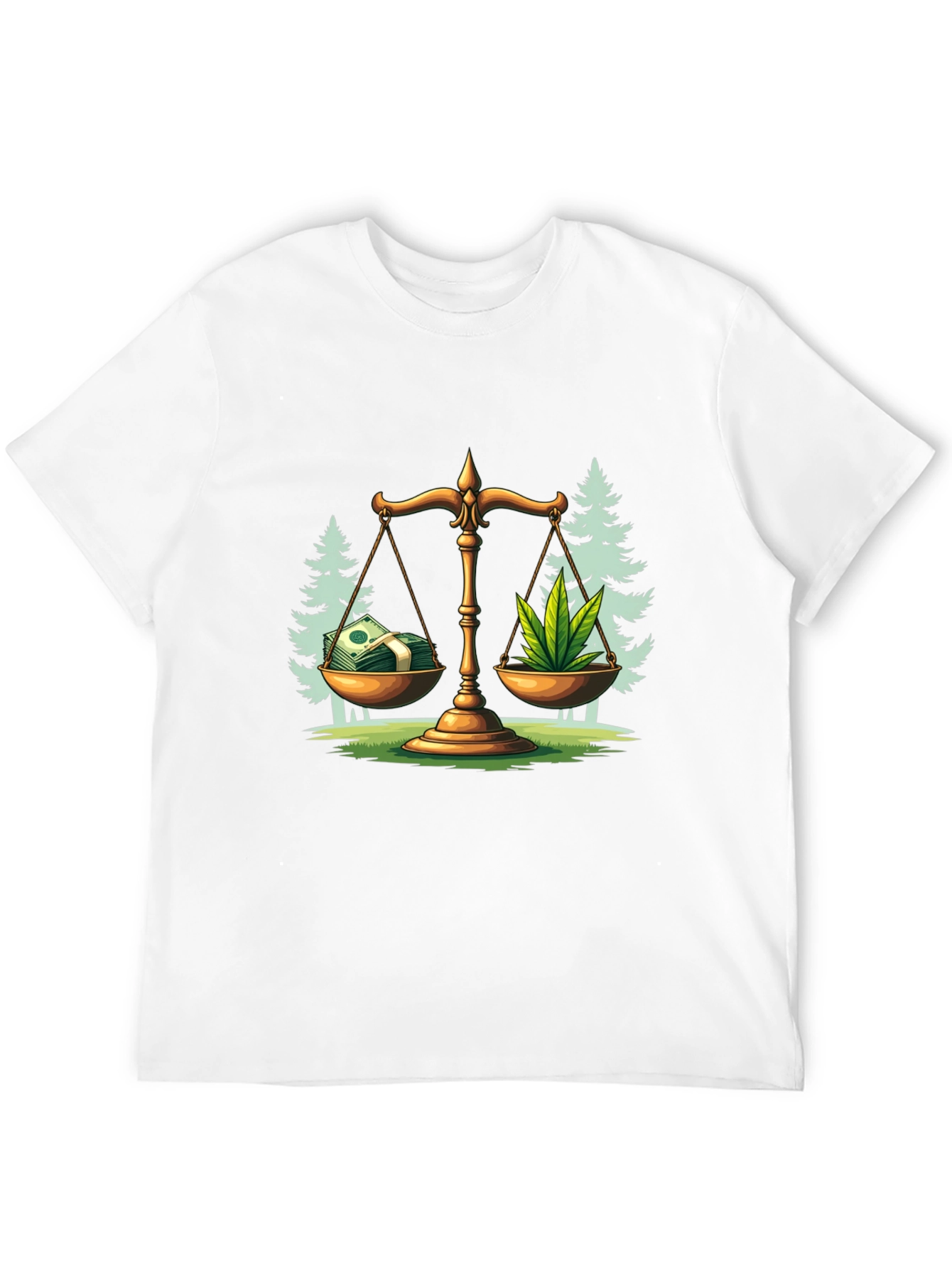 Money Weed Balance T-Shirt