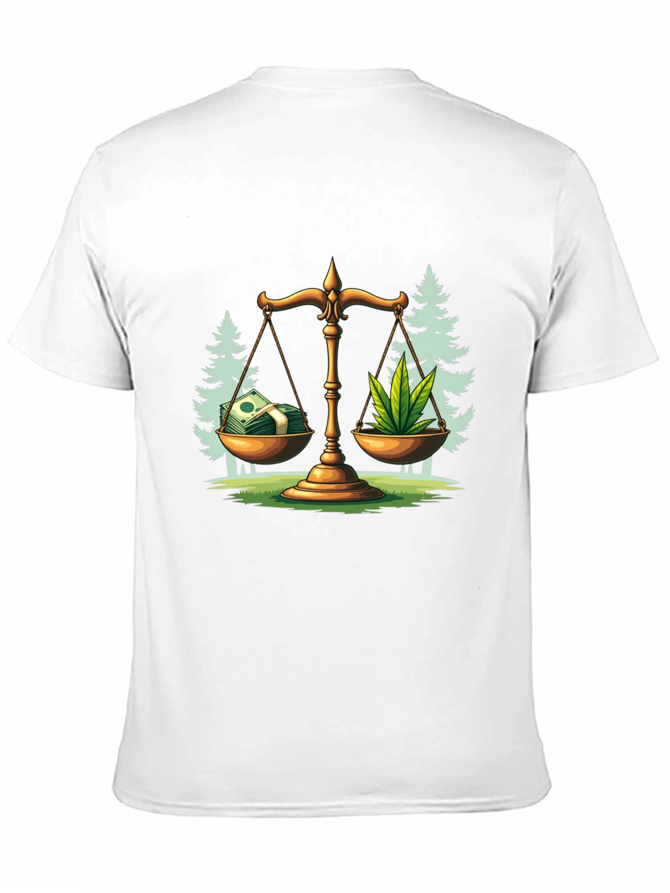 Money Weed Balance T-Shirt