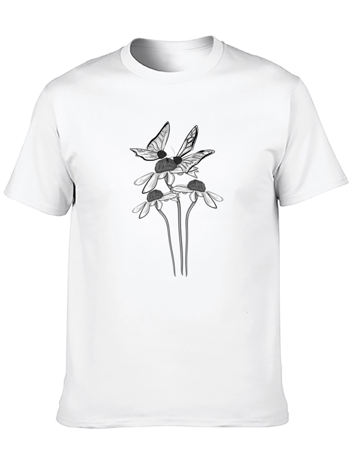 Floral Butterfly Graphic Tee