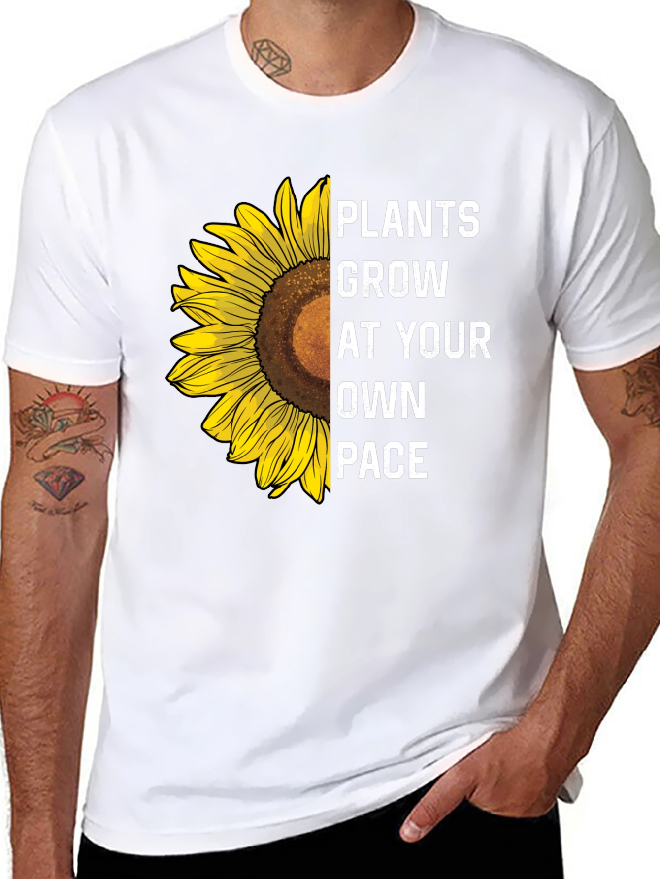 Plants Grow at Your Own Pace Graphic Tee