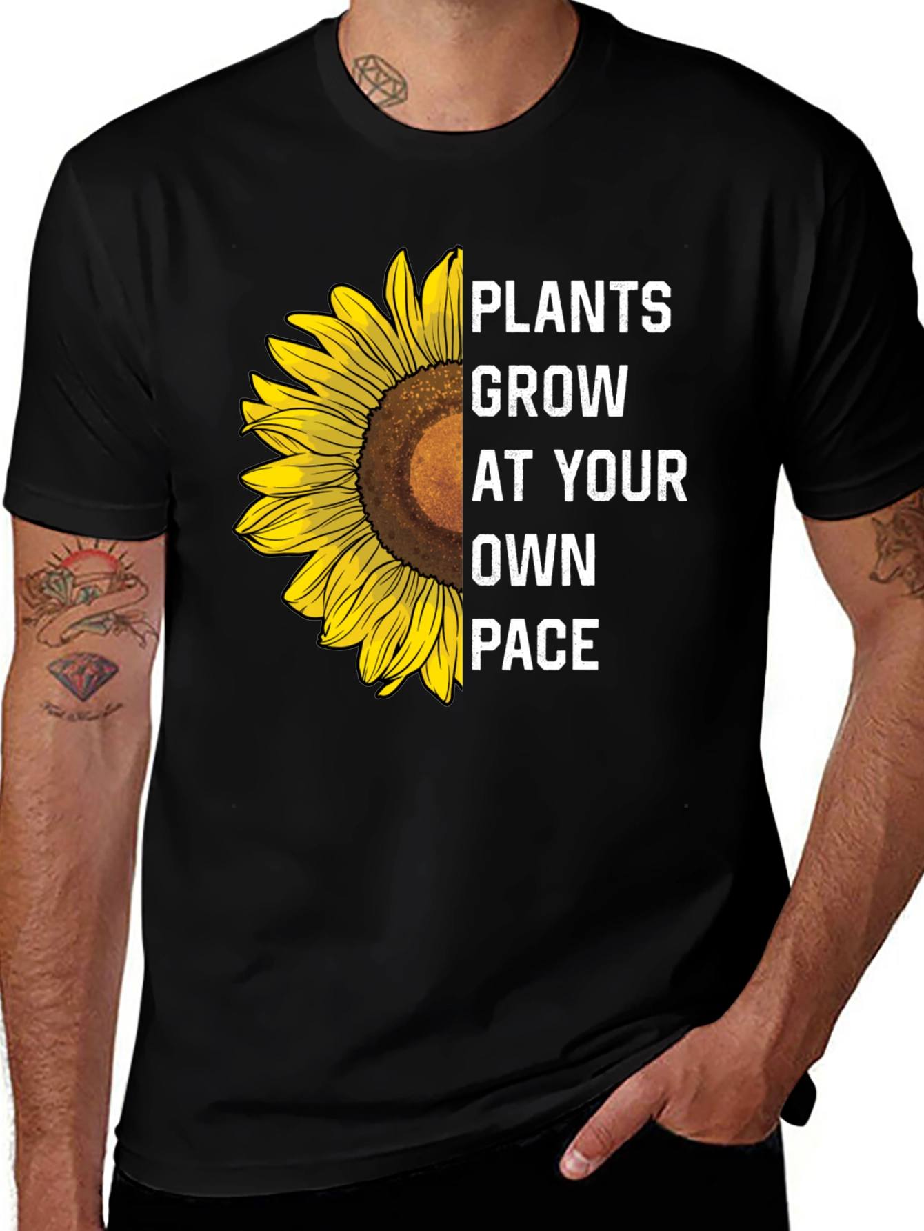 Plants Grow at Your Own Pace Graphic Tee