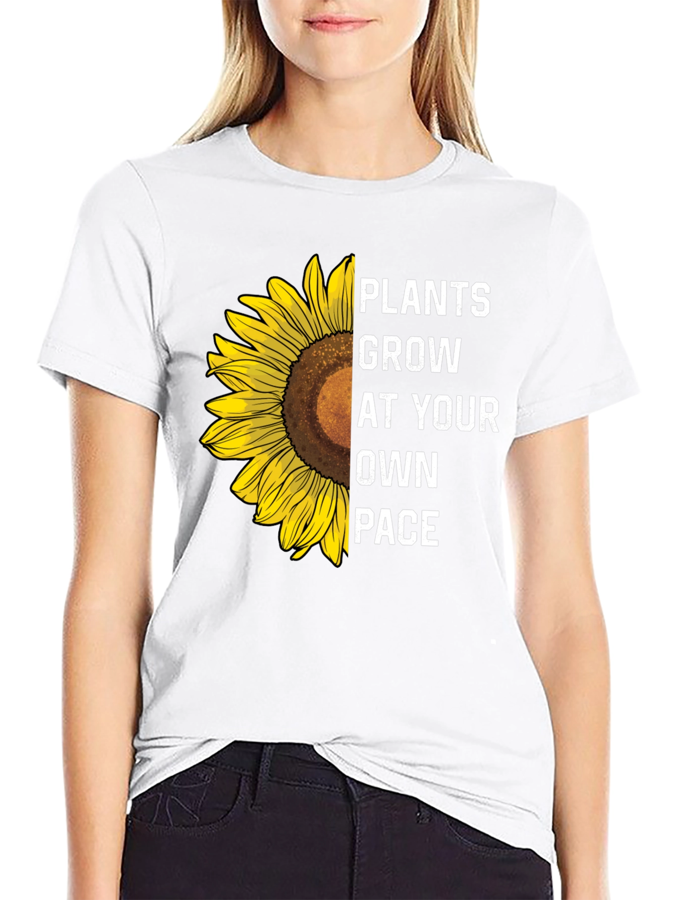 Plants Grow at Your Own Pace Graphic Tee