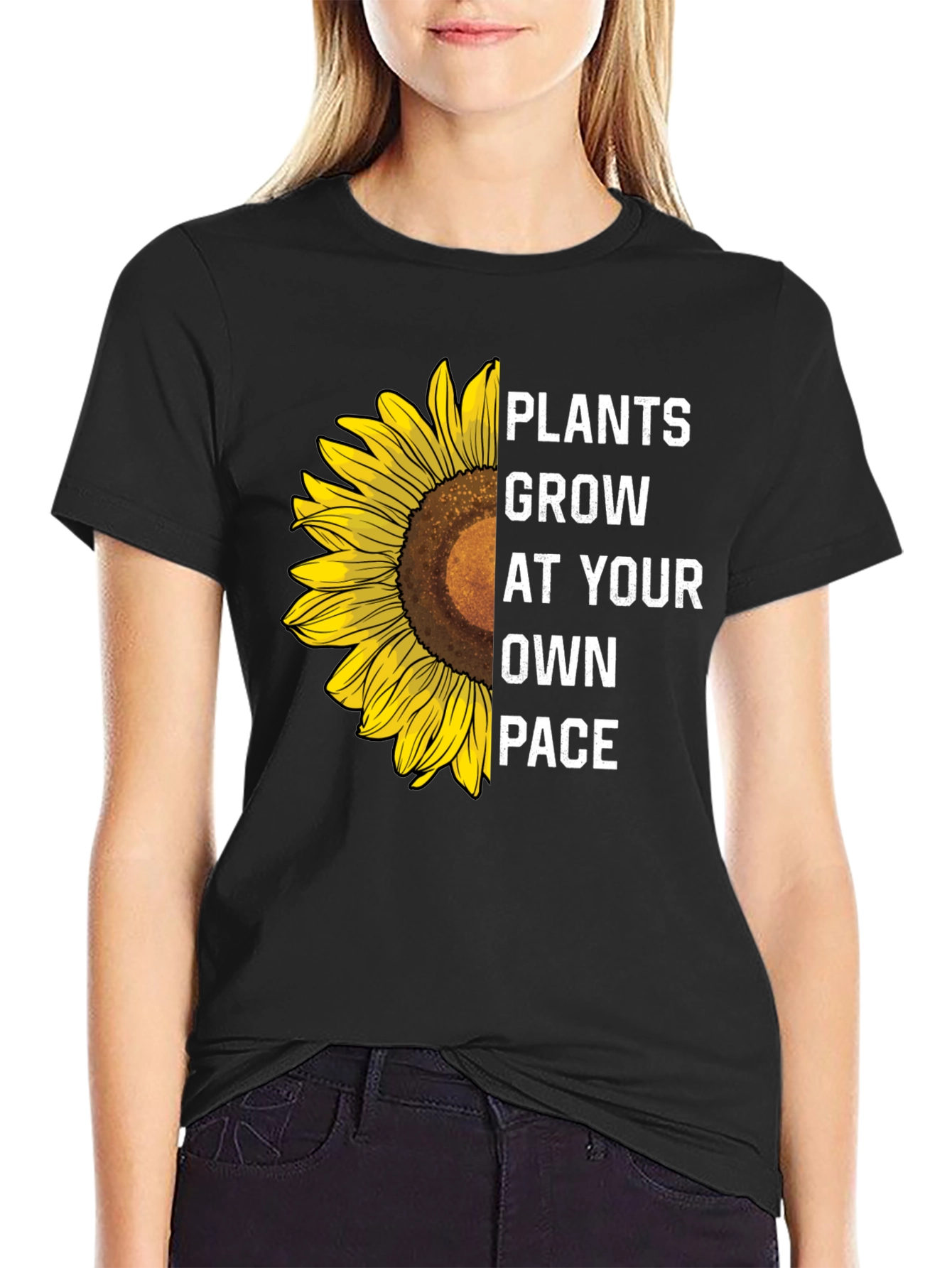 Plants Grow at Your Own Pace Graphic Tee