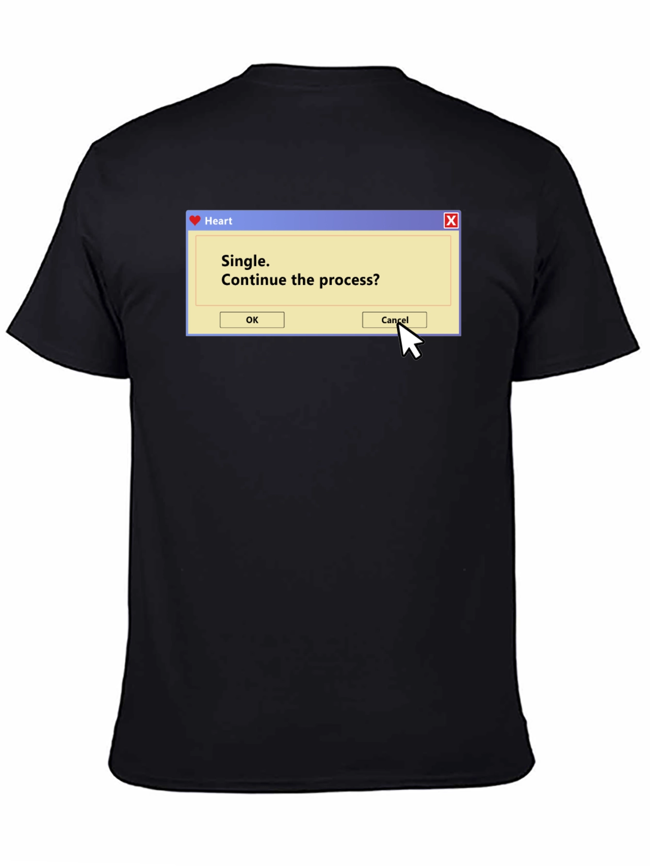 Single Process T-Shirt - Funny Computer Pop-Up Tee