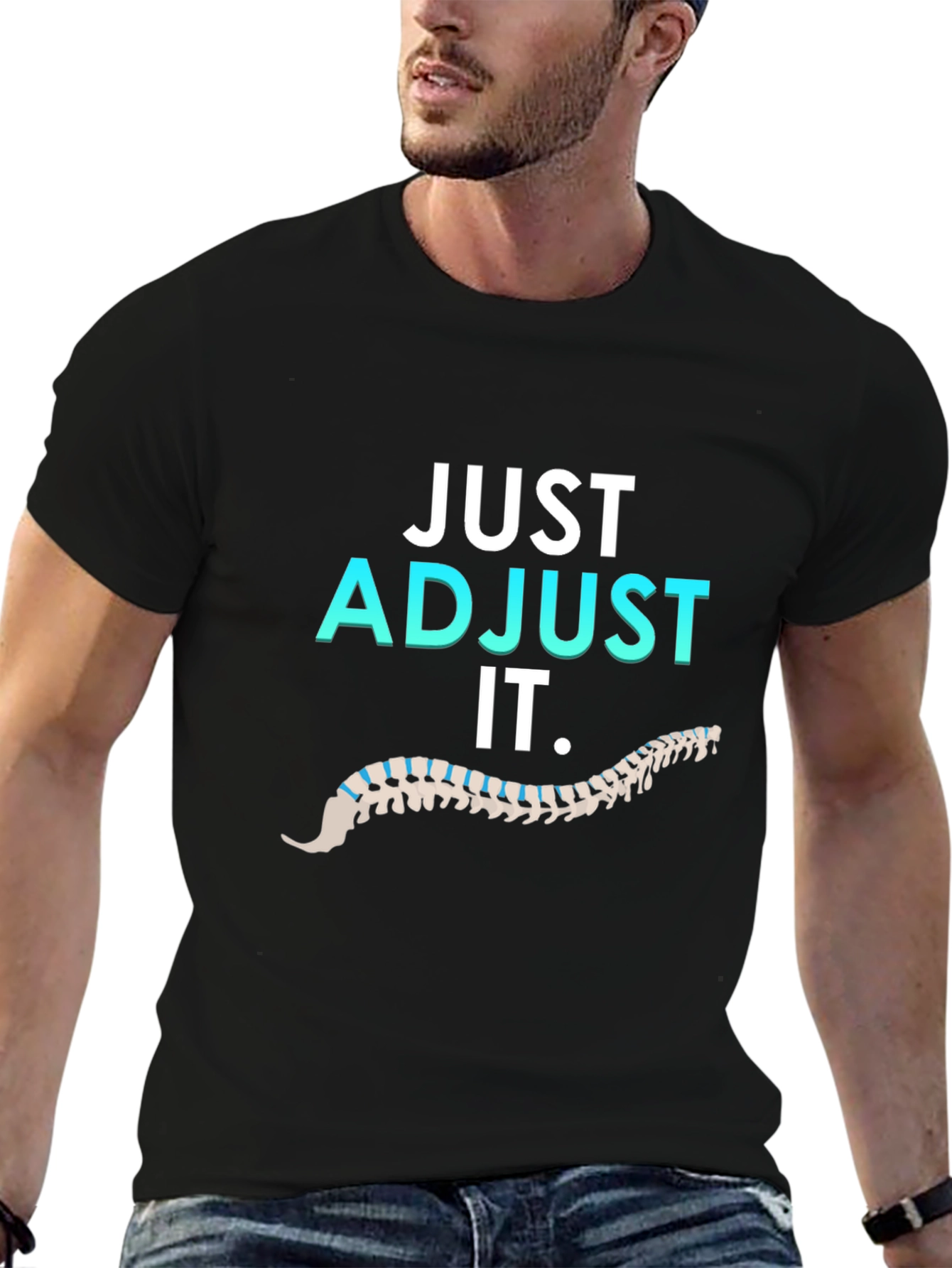 Just Adjust It Spine T-Shirt