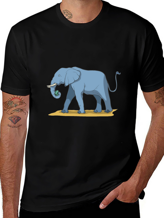 Elephant Graphic Tee - Stylish Comfort