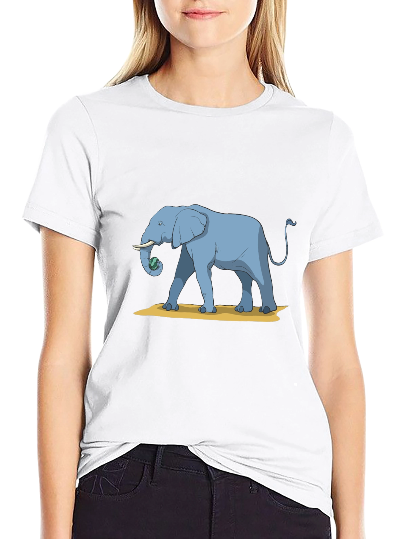 Elephant Graphic Tee - Stylish Comfort