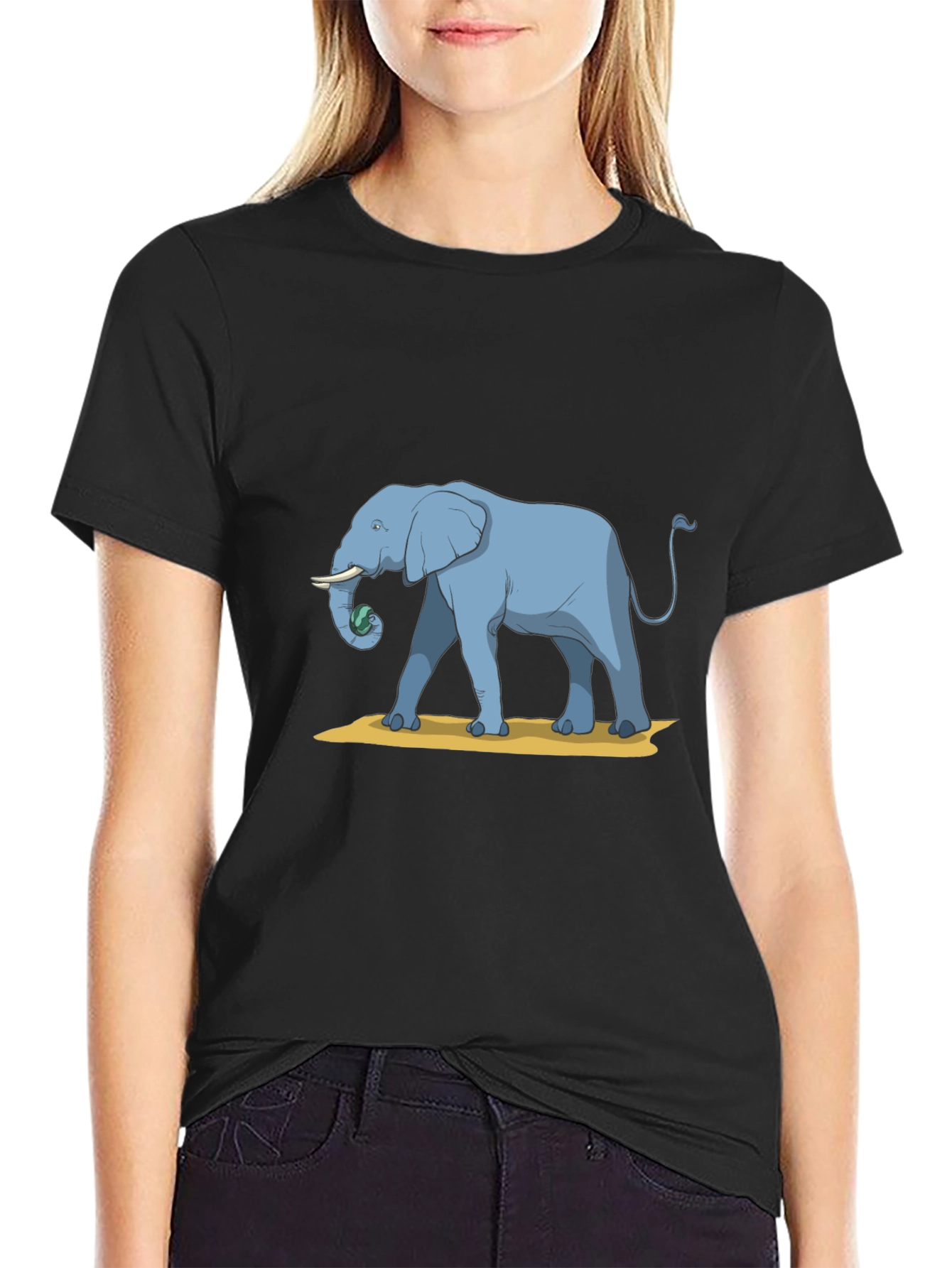 Elephant Graphic Tee - Stylish Comfort