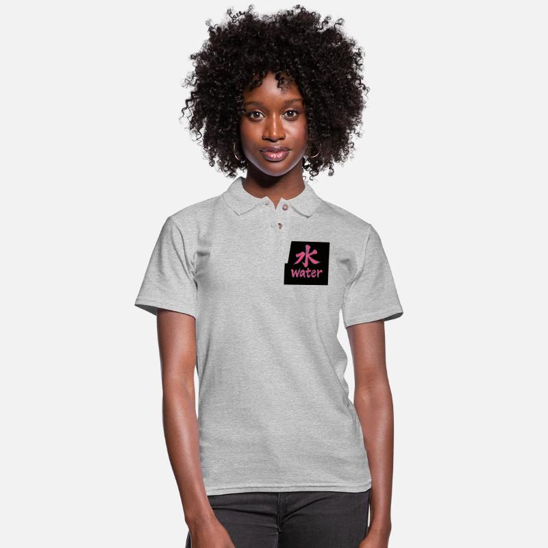 Neon Water Kanji Design