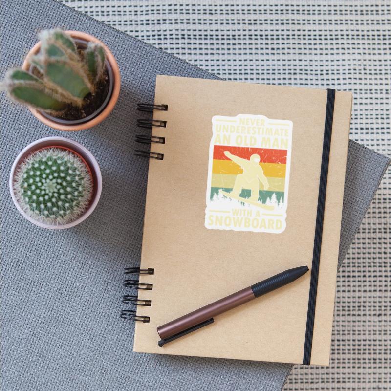 Never Underestimate An Old Man With A Snowboard