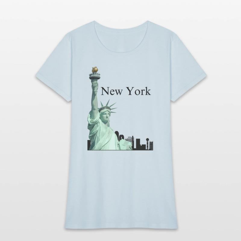 New York City t shirt Design Liberty Statue