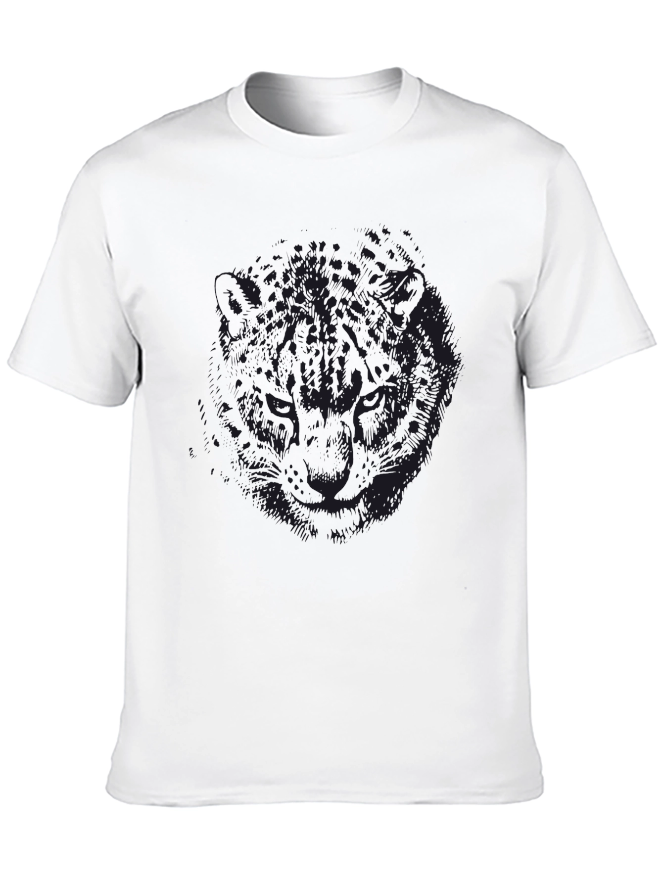 Mens Black Graphic Tee - Mystery Design