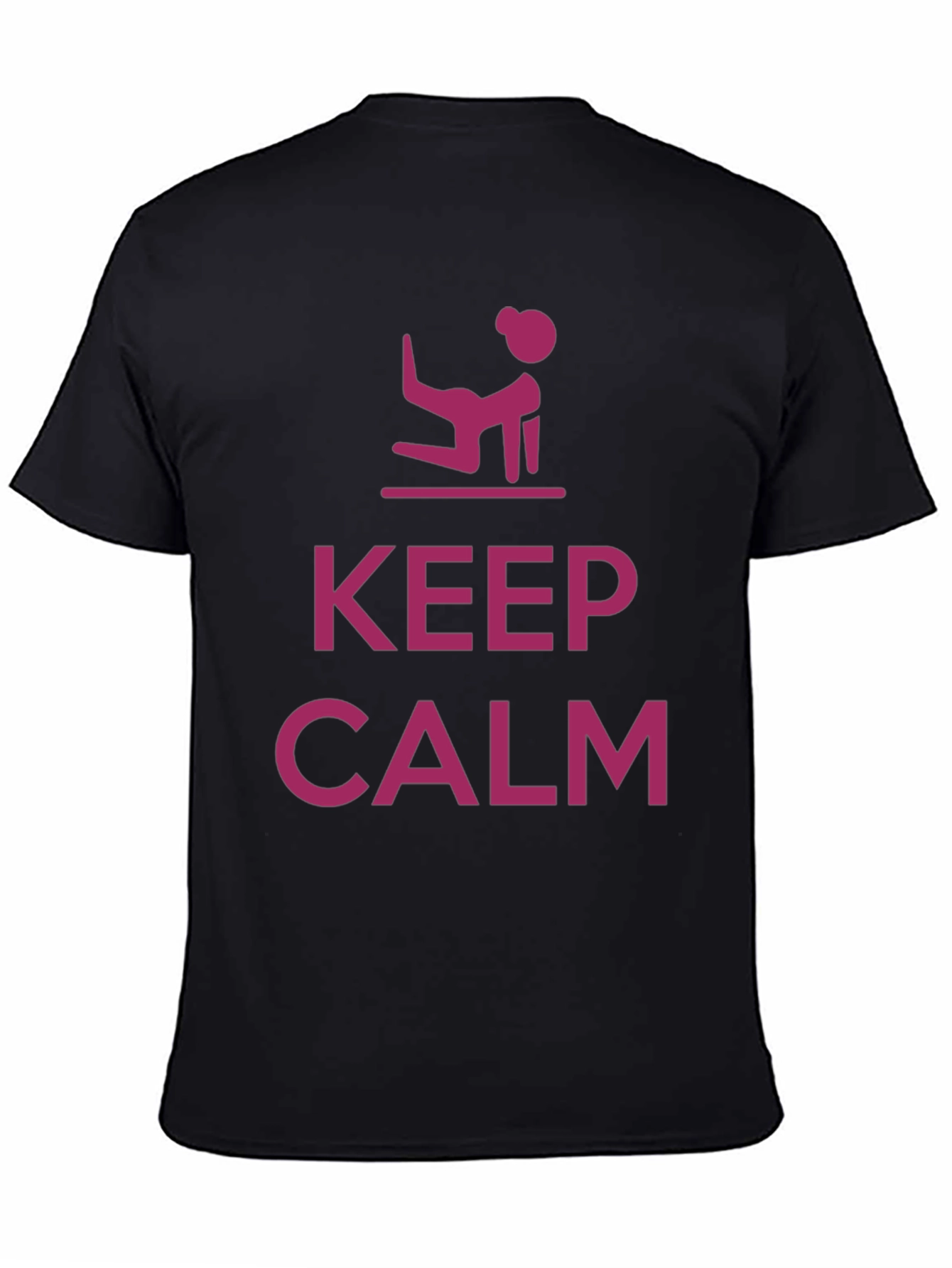 Keep Calm Yoga Pose Mens T-Shirt