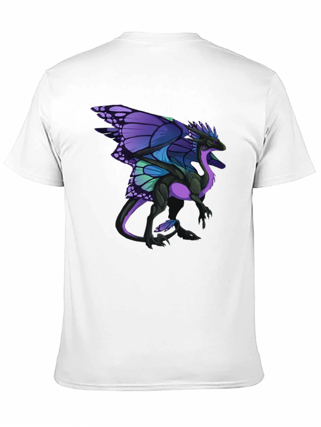 Butterfly Dragon Graphic Tee - Black T-Shirt