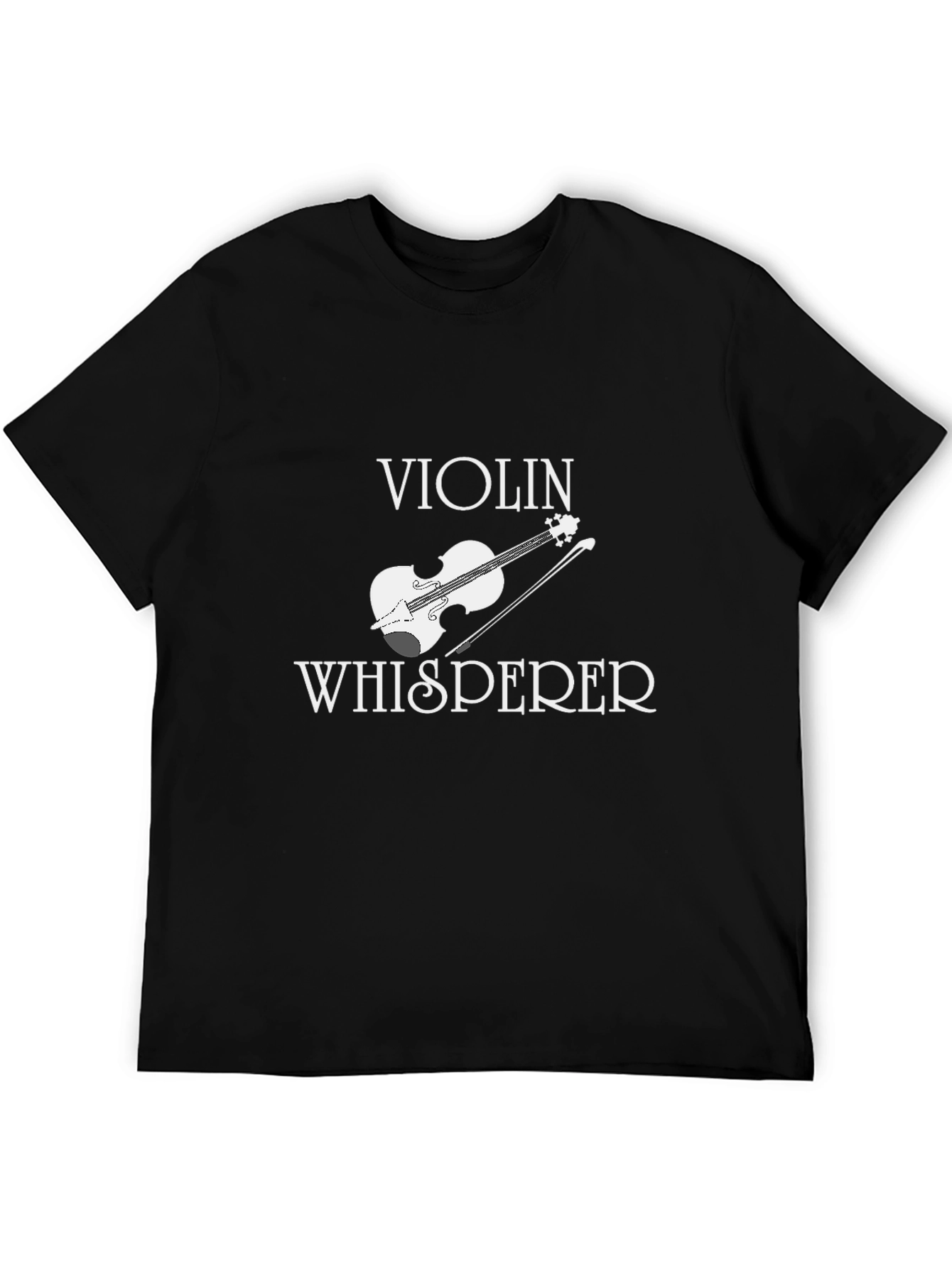 Violin Whisperer Black T-Shirt