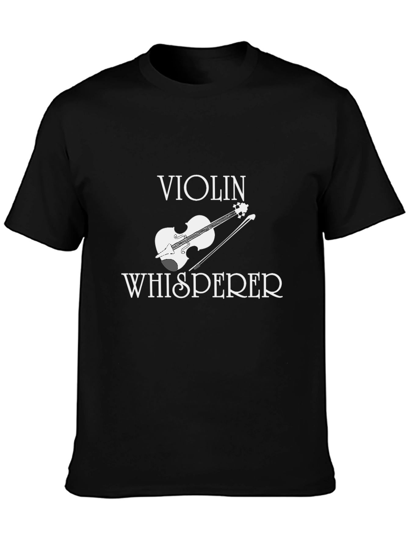 Violin Whisperer Black T-Shirt