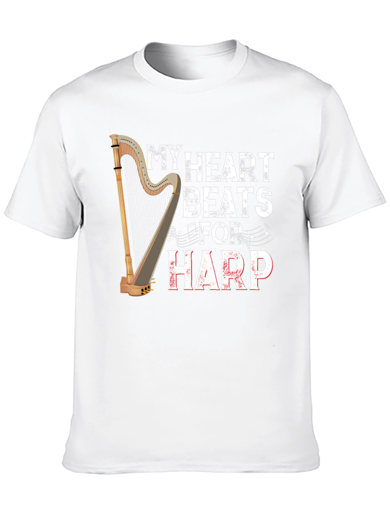 My Heart Beats For Harp T-Shirt