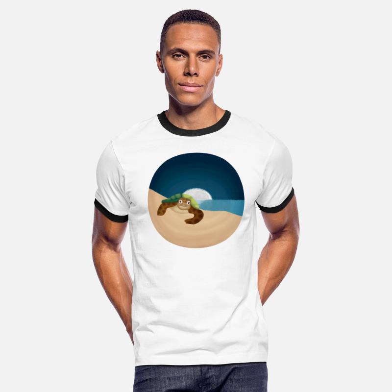 Night Serenity: Sea Turtle by the Moon