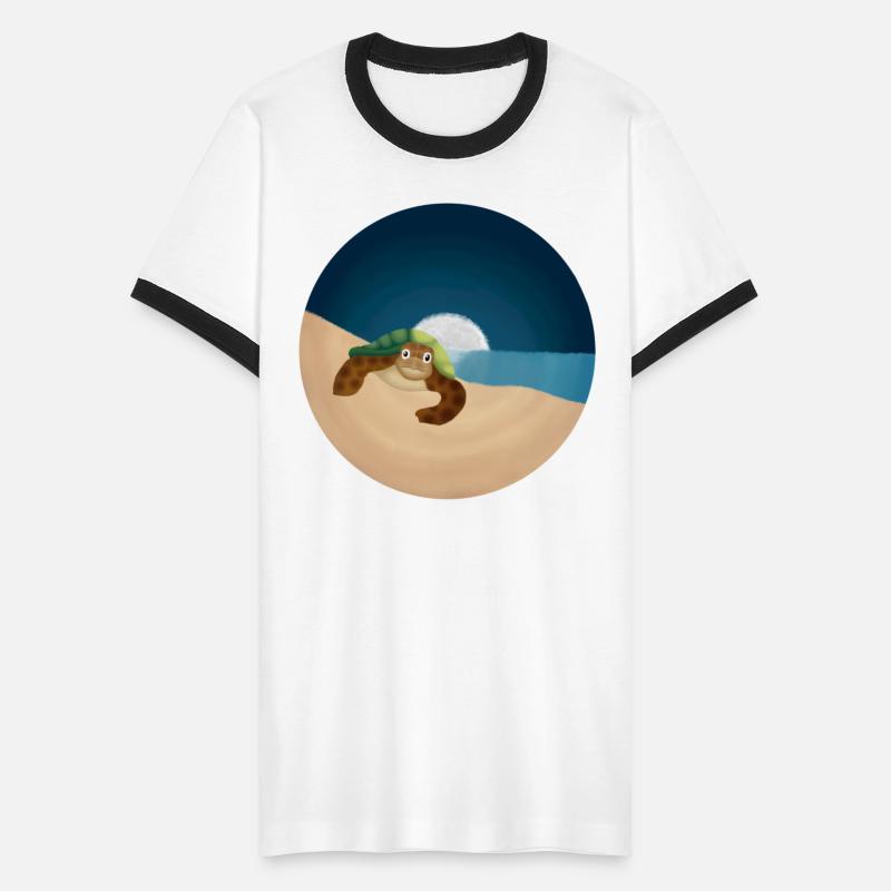 Night Serenity: Sea Turtle by the Moon