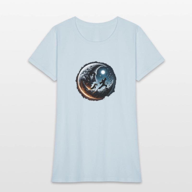 ninja flying to the moon