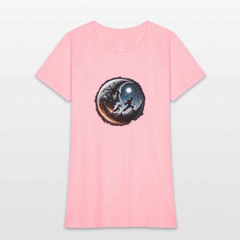 ninja flying to the moon